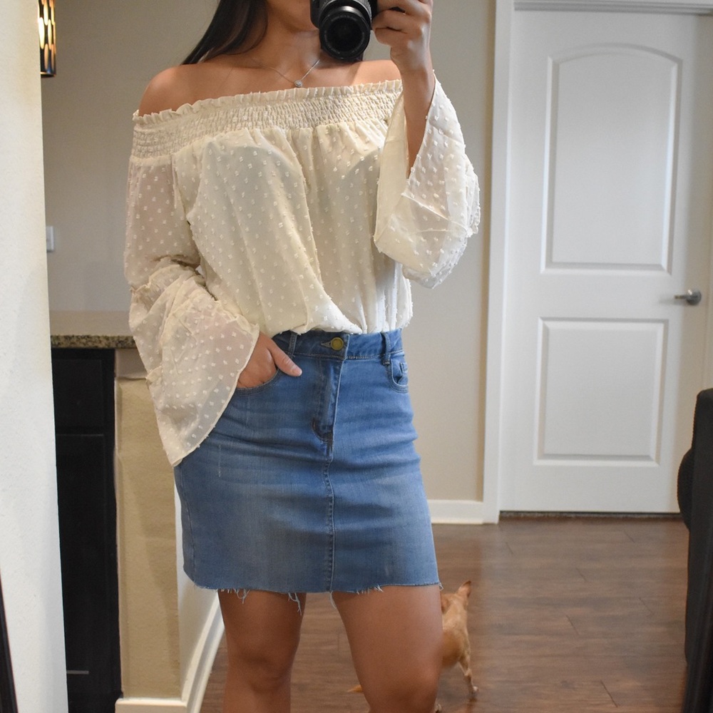 Romance Off the Shoulder Top
